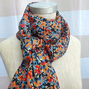 Derek Lam 100% Silk Scarf - Floral Design NEW Never Worn. RET: $225 Barney's NY